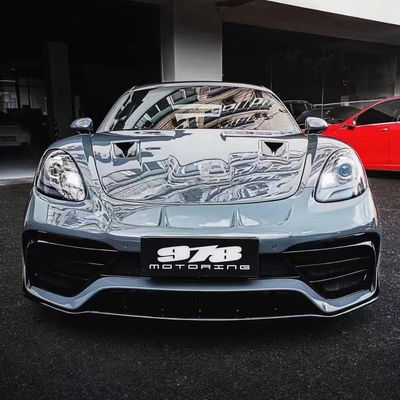 ผลิตภัณฑ์ใหม่สําหรับ Porsche 718 Boxster Body Kit 718 ปรับปรุงแบบ PD หน้าและหลัง Bumper Tuyere Spoilers