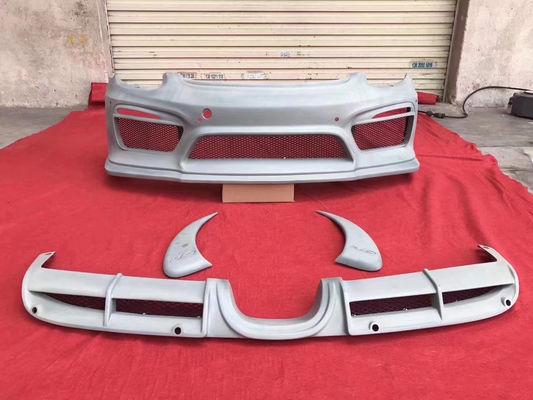 ผลิตภัณฑ์พลาสติก PU สําหรับ Porsche Boxster 981 Body Kit Boxster 981 อัพเกรด GT4 หน้าและหลัง