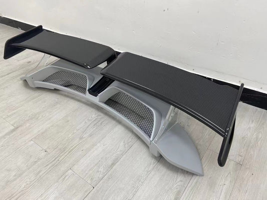 สปอยเลอร์ไฟเบอร์คาร์บอนคุณภาพสูง สปอยเลอร์ไฟเบอร์คาร์บอนสําหรับ Porsche 911 992 992 สําหรับ TechArt Style