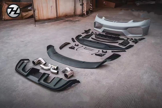 วัสดุพลาสติก PP 718 Boxster Body Kit 718 การปรับปรุงรูปแบบ GT4 หน้าและหลัง