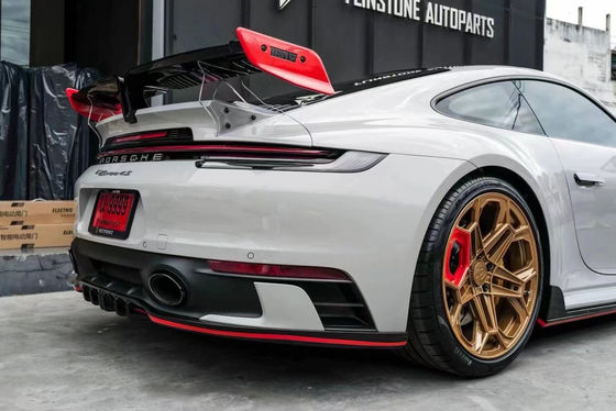สําหรับ Porsche 911 992 คาร์บอน ไฟเบอร์ คอร์ดี้คิต 911 992 อัพเกรดเทคอาร์ตสไตล์หน้าเปลือก Diffuser Spoiler ข้างกระโปรงคอร์ดี้คิต