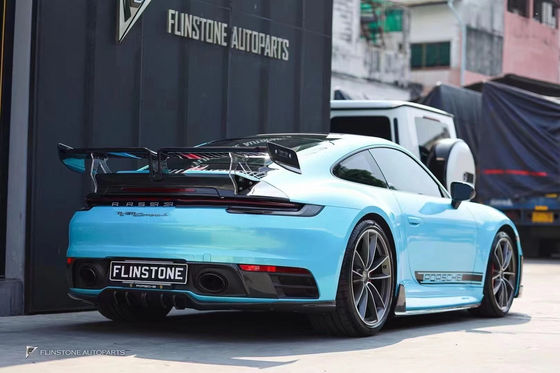 สําหรับ Porsche 911 992 คาร์บอน ไฟเบอร์ คอร์ดี้คิต 911 992 อัพเกรดเทคอาร์ตสไตล์หน้าเปลือก Diffuser Spoiler ข้างกระโปรงคอร์ดี้คิต