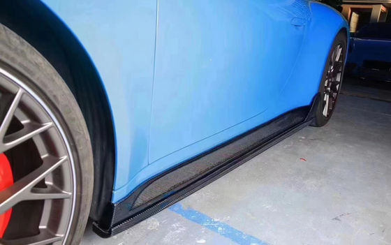 สําหรับ Porsche 911 992 คาร์บอน ไฟเบอร์ คอร์ดี้คิต 911 992 อัพเกรดเทคอาร์ตสไตล์หน้าเปลือก Diffuser Spoiler ข้างกระโปรงคอร์ดี้คิต