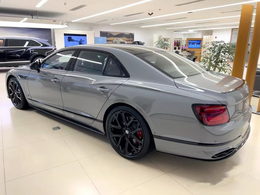 Flying Spur Bentley Body Kit W12 สไตล์ คาร์บอน ไฟเบอร์ ลิป คิต 2019 Diffuser Spoiler Side Skirt