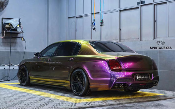 สีดํา 2013 Bentley Flying Spur Body Kit หน้าและหลัง แบมเปอร์ สปอยเลอร์ เอ็กซอัสคิต