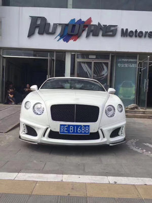 ODM ขาว Bentley Continental Gt คอร์ดี้คิต WD สไตล์รถยนต์กระโปรงสโปเลอร์ คอร์ดี้คิต
