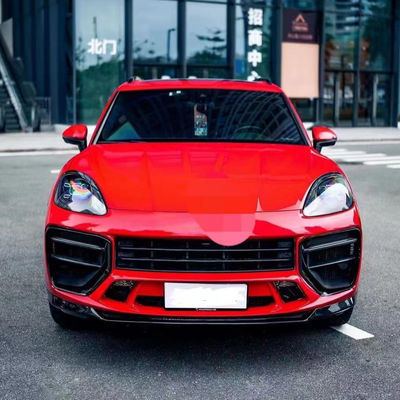 ชุดคอร์พิวเตอร์ ไฟเบอร์คาร์บอนเคเยน สําหรับ Porsche Cayenne MTR ชุดคอร์พิวเตอร์ ไฟเบอร์คาร์บอนแห้ง แบมเปอร์หน้าและหลัง