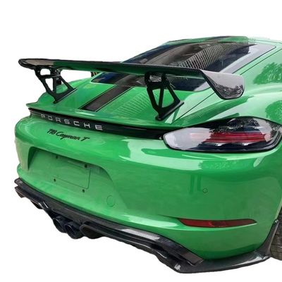 2022 สินค้าใหม่ 987Cayman 981Boxster 718 สปอยเลอร์ใยคาร์บอนสําหรับ Porsche 987 981 718 สปอยเลอร์ใยคาร์บอน