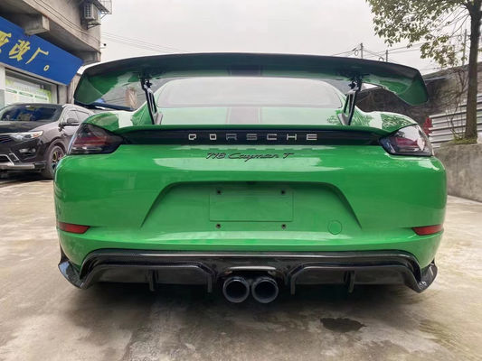 2022 สินค้าใหม่ 987Cayman 981Boxster 718 สปอยเลอร์ใยคาร์บอนสําหรับ Porsche 987 981 718 สปอยเลอร์ใยคาร์บอน