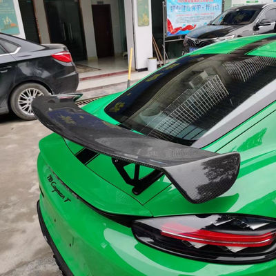 2022 สินค้าใหม่ 987Cayman 981Boxster 718 สปอยเลอร์ใยคาร์บอนสําหรับ Porsche 987 981 718 สปอยเลอร์ใยคาร์บอน