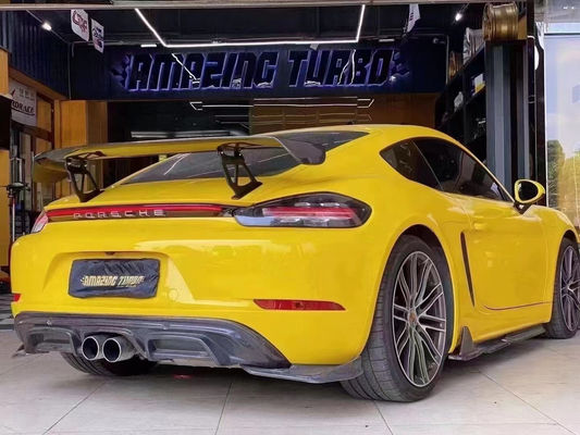 2022 สินค้าใหม่ 987Cayman 981Boxster 718 สปอยเลอร์ใยคาร์บอนสําหรับ Porsche 987 981 718 สปอยเลอร์ใยคาร์บอน