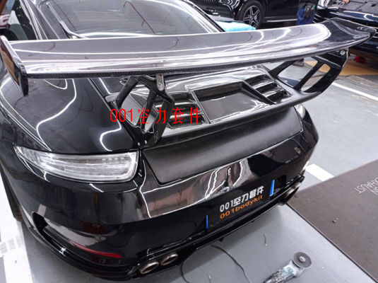 สินค้าใหม่สําหรับ Porsche 911 997.1 997.2 สปอยเลอร์ 911 997.1 997.2 สปอยเลอร์ใยคาร์บอน ปีกหาง GT3RS สไตล์ สปอยเลอร์