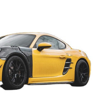 ผลิตภัณฑ์ใหม่สําหรับ Porsche Cayman สายไฟเบอร์คาร์บอน Tuyere 718 Boxster สายไฟเบอร์คาร์บอน