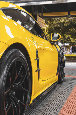 ผลิตภัณฑ์ใหม่สําหรับ Porsche Cayman สายไฟเบอร์คาร์บอน Tuyere 718 Boxster สายไฟเบอร์คาร์บอน