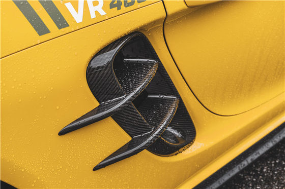 ผลิตภัณฑ์ใหม่สําหรับ Porsche Cayman สายไฟเบอร์คาร์บอน Tuyere 718 Boxster สายไฟเบอร์คาร์บอน