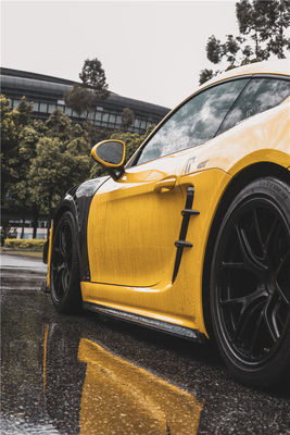 ผลิตภัณฑ์ใหม่สําหรับ Porsche Cayman สายไฟเบอร์คาร์บอน Tuyere 718 Boxster สายไฟเบอร์คาร์บอน