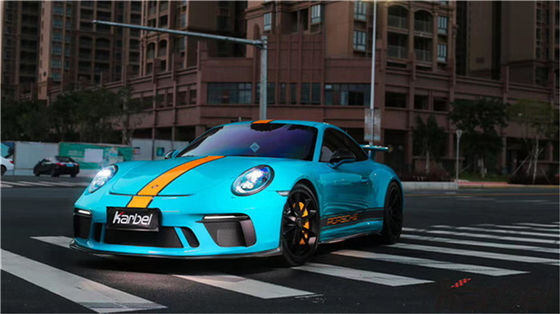 ชุดคอร์ปอเรสต์คาร์บอนไฟเบอร์สําหรับ Porsche 911 991.2 GT3 911 GT3 ชุดคอร์ปอเรสต์คาร์บอนไฟเบอร์หน้าเปลือกหลังกระจาย