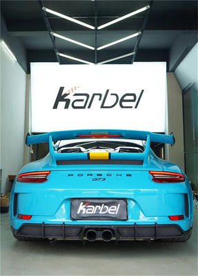 ชุดคอร์ปอเรสต์คาร์บอนไฟเบอร์สําหรับ Porsche 911 991.2 GT3 911 GT3 ชุดคอร์ปอเรสต์คาร์บอนไฟเบอร์หน้าเปลือกหลังกระจาย