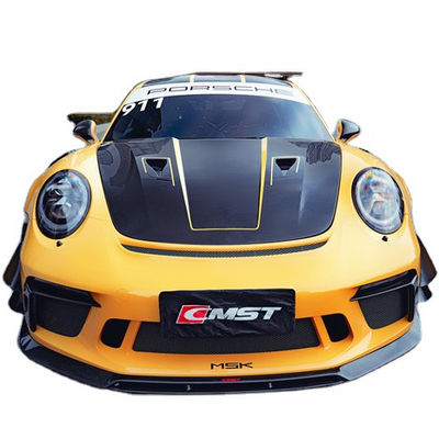 ชุดคอร์ปอเรชั่นไฟเบอร์คาร์บอนสําหรับ Porsche 911 991.2 GT3RS 911 GT3RS ชุดคอร์ปอเรชั่นไฟเบอร์คาร์บอนหน้าเปลือกหลัง