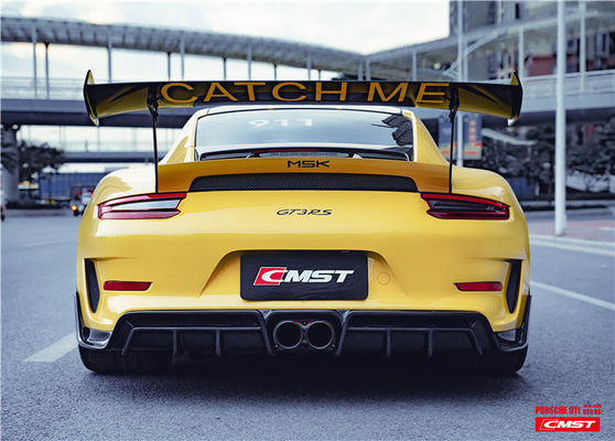 ชุดคอร์ปอเรชั่นไฟเบอร์คาร์บอนสําหรับ Porsche 911 991.2 GT3RS 911 GT3RS ชุดคอร์ปอเรชั่นไฟเบอร์คาร์บอนหน้าเปลือกหลัง