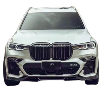 สิ้นส่วนรถยนต์สําหรับ BMW X7 คาร์บอนไฟเบอร์ คอร์ดี้คิต X7 ปรับปรุงแบบ FD คาร์บอนไฟเบอร์ หน้าเปลือก Diffuser Spoiler Top Wing คอร์ดี้คิต