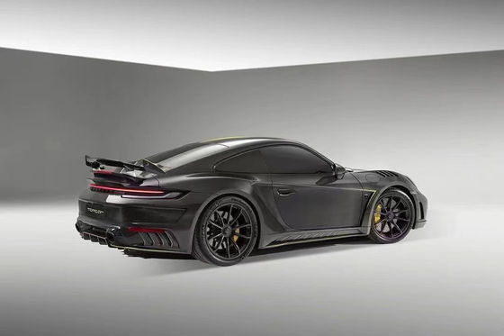 อะไหล่รถยนต์สําหรับ Porsche 911 992 คอร์ดี้คิต วัสดุใยคาร์บอนแห้ง 911 992 ปรับปรุง TOPCAR Style คอร์ดี้คิต สปอยเลอร์