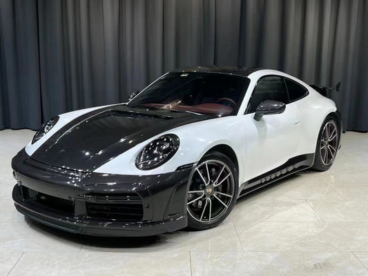อะไหล่รถยนต์สําหรับ Porsche 911 992 คอร์ดี้คิต วัสดุใยคาร์บอนแห้ง 911 992 ปรับปรุง TOPCAR Style คอร์ดี้คิต สปอยเลอร์