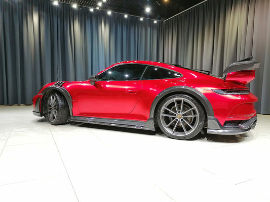 สิ้นส่วนรถยนต์สําหรับ Porsche 911 992 คอร์ดี้คิท 911 992 Turbo อัพเกรดเทคการ์ตสไตล์หน้าและหลัง