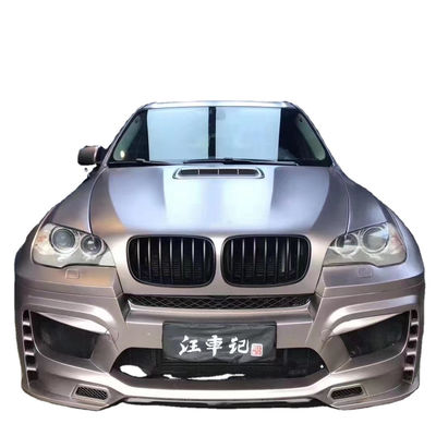 สําหรับ BMW E70 E71 X5 คอร์ดี้คิต FPR วัสดุ X5 E70 E71 อัพเกรด PD Style หน้าและหลัง