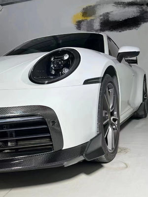 สิ้นส่วนรถยนต์สําหรับ Porsche 911 992 คาร์บอน ไฟเบอร์ คอร์ดี้คิต 911 992 ปรับปรุงแบบ Bras หน้าเปลือก Diffuser Spoiler คอร์ดี้คิต