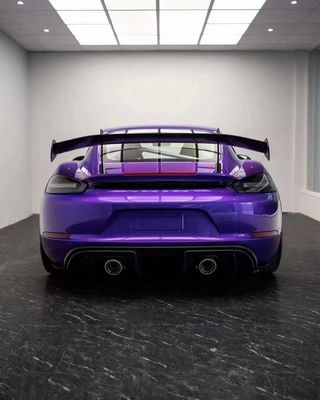 ส่วนยนต์สําหรับ Porsche 718 981 987 สปอยเลอร์ใยคาร์บอน 718 981 987 การปรับปรุง GT4RS สไตล์ Tail Spoiler
