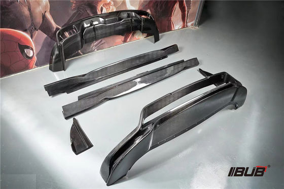 สิ้นส่วนรถยนต์สําหรับ Porsche Cayenne Fiber Body Kit Cayenne Carbon Fiber Front Spreader สปอยเลอร์