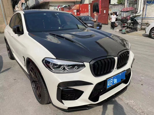 สําหรับ BMW X3M X4M F97 F98 เครื่องเคลือบเครื่องยนต์ ใยคาร์บอน วัสดุใยคาร์บอนแห้ง
