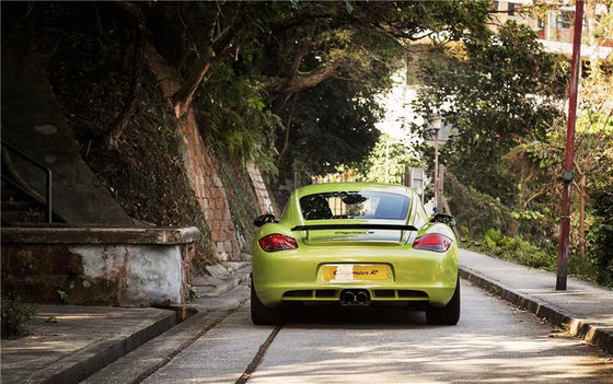 ส่วนยนต์สําหรับ Porsche 987 สปอยเลอร์ไฟเบอร์คาร์บอน 987 อัพเกรด Cayman R Style Tail Spoiler 987 ชุดร่างกาย
