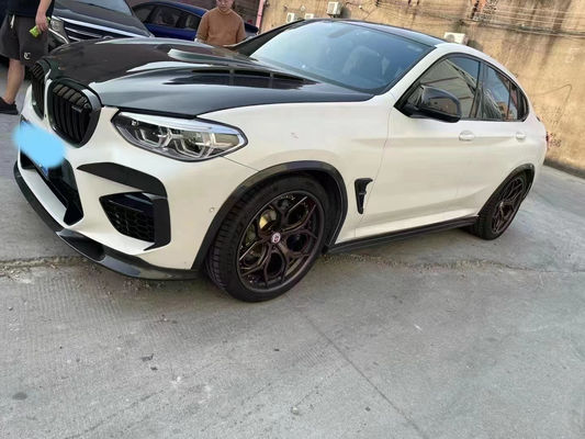 สําหรับ BMW X3M X4M F97 F98 เครื่องเคลือบเครื่องยนต์ ใยคาร์บอน วัสดุใยคาร์บอนแห้ง