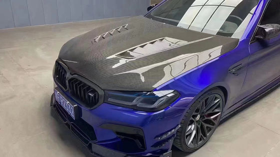 สําหรับ BMW ซีรีย์ 5 G30 G38 F90 ผ้าคลุมเครื่องยนต์ใยคาร์บอน G30 G38 F90 ผ้าคลุมประตูเครื่องยนต์ใยคาร์บอนแห้ง