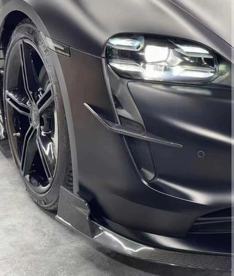 สิ้นส่วนรถยนต์สําหรับ Porsche Taycan คาร์บอน ไฟเบอร์ คอร์ดี้คิต TAYCAN อัพเกรด REVOZPORT สไตล์หน้าเปลือก Diffuser Spoiler คอร์ดี้คิต
