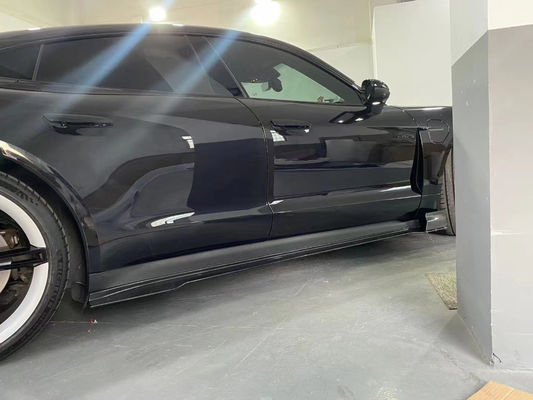 สิ้นส่วนรถยนต์สําหรับ Porsche Taycan คาร์บอน ไฟเบอร์ คอร์ดี้คิต TAYCAN อัพเกรด REVOZPORT สไตล์หน้าเปลือก Diffuser Spoiler คอร์ดี้คิต
