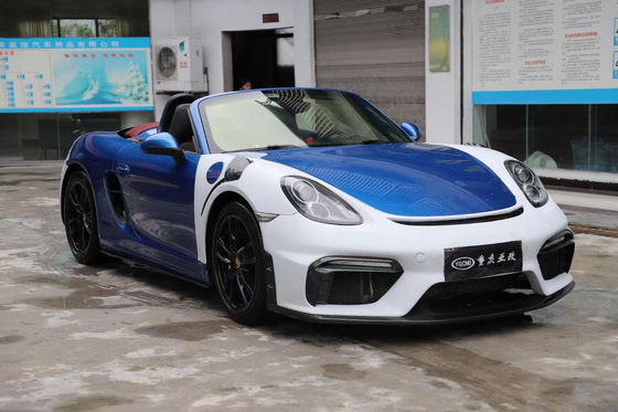 สิ้นส่วนรถยนต์สําหรับ Porsche 981Boxster Cayman Body Kit 981Boxster Cayman อัพเกรด GT4 แบบหน้าและหลัง