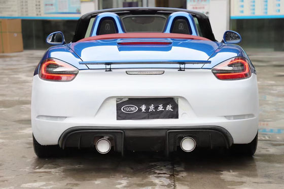สิ้นส่วนรถยนต์สําหรับ Porsche 981Boxster Cayman Body Kit 981Boxster Cayman อัพเกรด GT4 แบบหน้าและหลัง