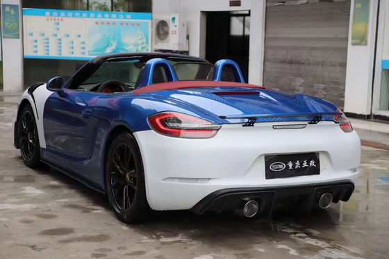 สิ้นส่วนรถยนต์สําหรับ Porsche 981Boxster Cayman Body Kit 981Boxster Cayman อัพเกรด GT4 แบบหน้าและหลัง