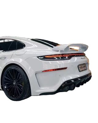 สปอยเลอร์ Porsche Palamela 971 สปอยเลอร์ Palamela 971 ได้รับการปรับปรุงด้วยสปอยเลอร์ใยคาร์บอนสไตล์ Techart