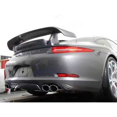 ส่วนยนต์สําหรับ Porsche 911 991.1 สปอยเลอร์ 911 991.1 อัพเกรดเทคการ์ตสไตล์ สปอยเลอร์ใยคาร์บอน