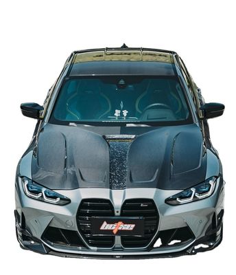 อะไหล่รถยนต์สําหรับ BMW G80 G82 M3 M4 ผ้าคลุมใยคาร์บอน