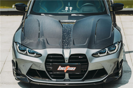 อะไหล่รถยนต์สําหรับ BMW G80 G82 M3 M4 ผ้าคลุมใยคาร์บอน