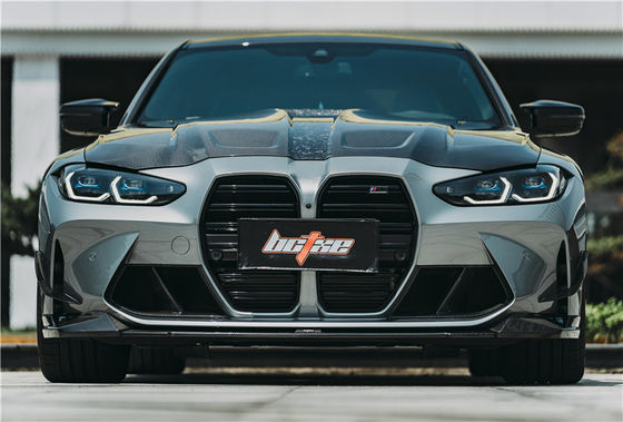 อะไหล่รถยนต์สําหรับ BMW G80 G82 M3 M4 ผ้าคลุมใยคาร์บอน