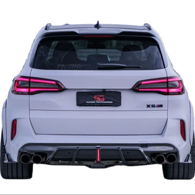 ชิ้นส่วนรถยนต์ ชุดร่างกายใยคาร์บอนสําหรับ BMW X5M X5M ชุดร่างกายใยคาร์บอน Hood X5M หน้าลูกบัว Diffuser Spoiler X5M Wide