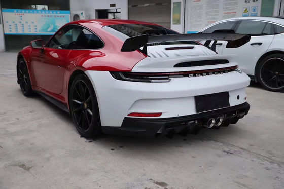 PP พลาสติก วัสดุคอร์ดี้คิต สําหรับ Porsche911 992 992 อัพเกรด GT3 สไตล์หน้าและหลัง แบมเปอร์ข้างกระโปรง Spoiler Hood คอร์ดี้คิต