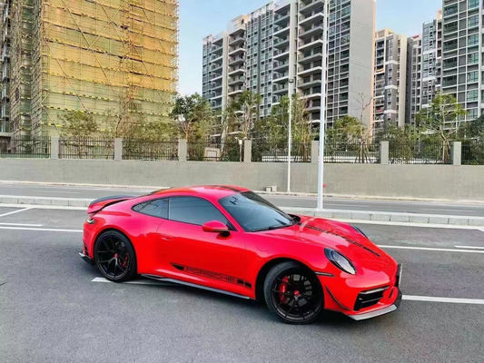 สําหรับ Porsche 992 คาร์บอนไฟเบอร์ คอร์ดี้คิต 992 คาร์บอนไฟเบอร์ ดิฟิวเซอร์ฝีปากด้านหน้า