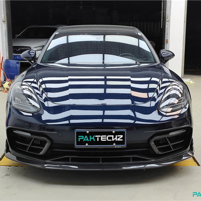 สําหรับ Porsche Palamela 971 คาร์บอนไฟเบอร์ คอร์ดี้คิท Paramela 971 คาร์บอนไฟเบอร์ หน้าลิปดีฟิวเซอร์ สปอยเลอร์ด้านข้างกระโปรงกระโปรง